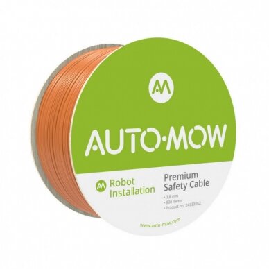 Kabelis perimetro vejos robotui 3,8mm Premium orange 500m, Auto-Mow