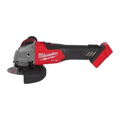 Kampinis šlifuoklis Milwaukee M18 FSAG125X-0; 18 V; (be akumuliatoriaus ir pakrovėjo)