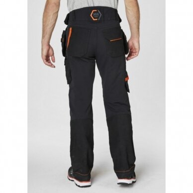 Kelnės Chelsea Evolution Construction, stretch, juoda C52, Helly Hansen Workwear 2