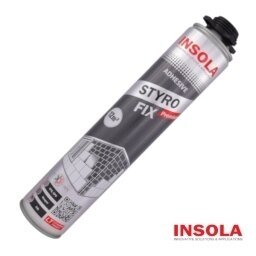 Klijuojančios putos 850ml, Styro Fix Premium INSOLA