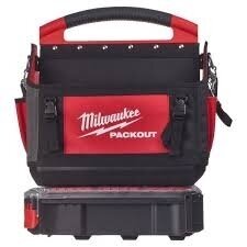 Komplektas, krepšys 40cm ir pusinis storas lagaminas Packout organizer Milwaukee 4932478841 1