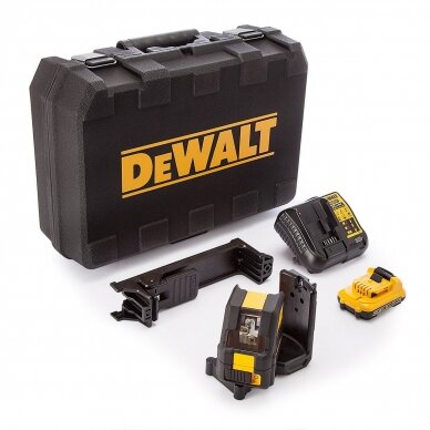 Lazerinis nivelyras DeWalt DCE088D1G; žalias