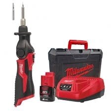 Lituoklis Milwaukee M12 SI-201C; 12 V; 1x2,0 Ah akum.