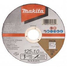 Makita A60U pjovimo diskas nerūdijančiam plienui 125x1 mm E-03040