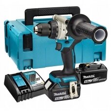 Makita DDF486RTJ gręžtuvas - suktuvas 2x5 Ah