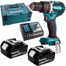 Makita DHP484RTJ smūginis gręžtuvas - suktuvas 2x5 Ah