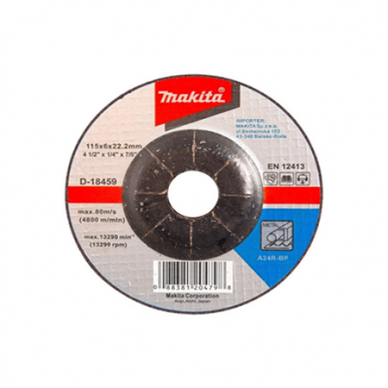 Makita A 24 R šlifavimo diskas plienui 115x6 mm D-18459