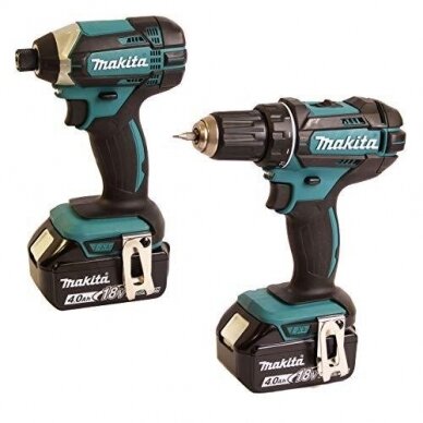 Makita DLX2127MJ įrankių rinkinys 2x4 Ah 1