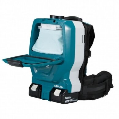 Makita DVC261ZX11 siurblys kuprinė; Be akumuliatorių ir kroviklio 2