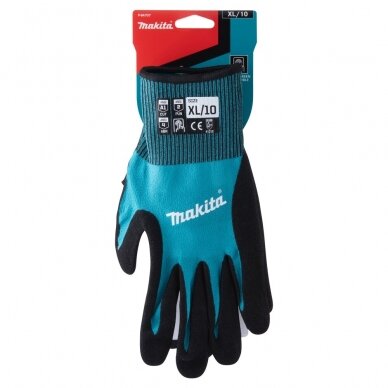 Makita FitKnit pirštinės atsparios įpjovimui XL; P-84707 2