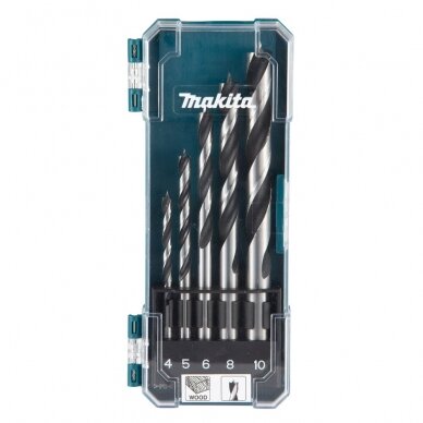 Makita grąžtų medienai rinkinys 4-10 mm (5 vnt.) D-72861