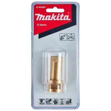 Makita M14 20 mm deimantinė gręžimo karūna D-44454 1