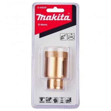 Makita M14 40 mm deimantinė gręžimo karūna D-44535 1