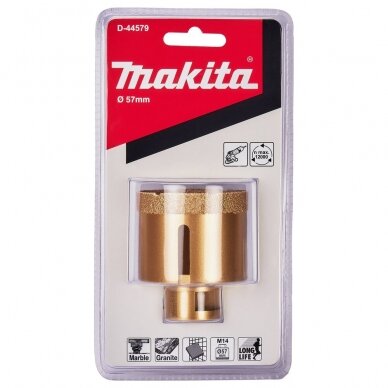 Makita M14 57 mm deimantinė gręžimo karūna D-44579 1