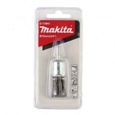 Makita pintos vielos šepetys kūgio formos 19 mm D-73841 1