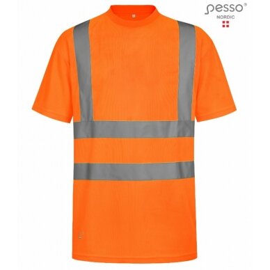 Marškinėliai Hvmor CL2, oranžinė S, Pesso