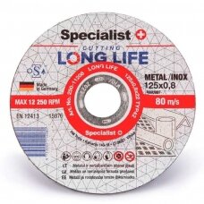 METALO PJ.DISKAS LONG LIFE 125X0,8X22 MM