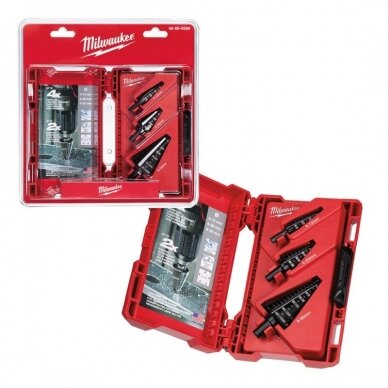 Pakopinis grąžtas Milwaukee 48899399; 4-12/4-20/6-35 mm; 3 vnt.