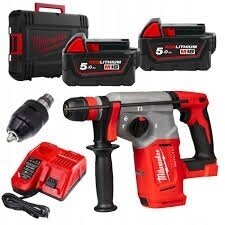 Perforatorius Milwaukee M18 BLHX-502X; 18 V; 2,3 J; SDS-plus; 2x5,0 Ah akum.