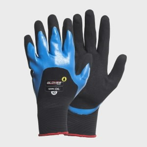 Pirštinės, Grips OIL, delnas dengtas nitrilu 3/4 10, Gloves Pro®