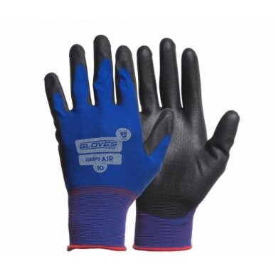 Pirštinės, Likra, PU dengtas delnas, Grips  AIR 10, Gloves Pro®