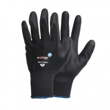 Pirštinės, nitrilu dengtas delnas, Grips WARM, žieminės 11, Gloves Pro®