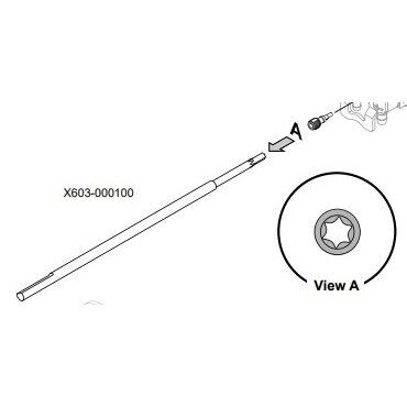 Raktas, Torx 8, Echo