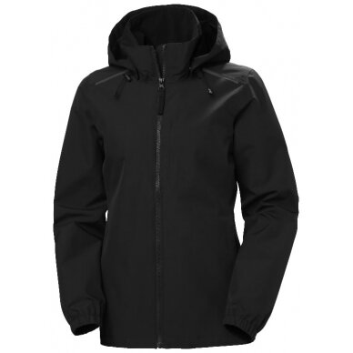 Shell jacket Manchester 2.0 zip in, women, black L, Helly Hansen Workwear