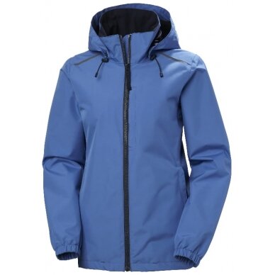 Shell jacket Manchester 2.0 zip in, women, blue L, Helly Hansen Workwear