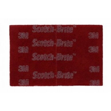 Šlifavimo lapelis 158x224mm A VFN Scotch-Brite raudonas 158x224mm A VFN, 3M