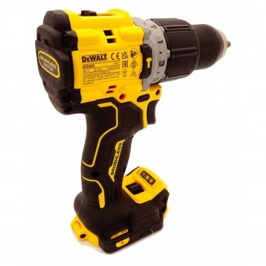 Smūginis gręžtuvas-suktuvas DeWalt DCD805P2T; 18 V; 2x5,0 Ah akum. 3