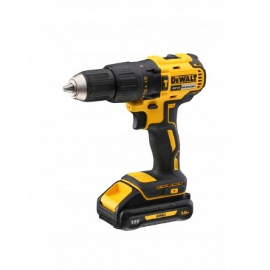 Smūginis suktuvas-gręžtuvas DeWalt DCD778L2T; 18 V; 2x3,0 Ah akum. 1