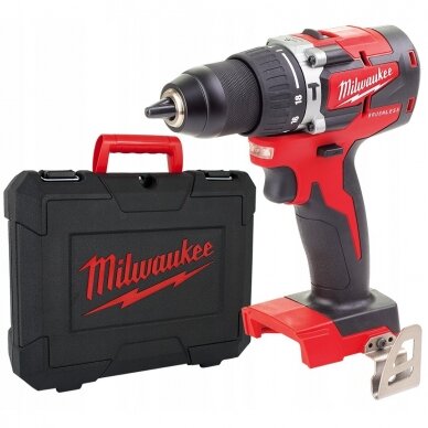 Smūginis suktuvas-gręžtuvas Milwaukee M18 CBLPD-0C; 18 V (be akumuliatoriaus ir pakrovėjo)