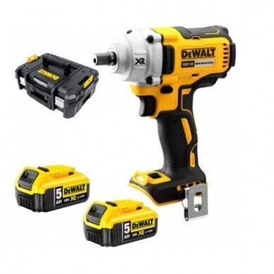 Smūginis veržliasukis DeWalt DCF894P2T; 1/2''; 18 V; 2x5,0 Ah akum.