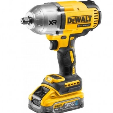 Smūginis veržliasūkis DeWalt DCF900H2T-QW; 18 V; 2x5,0 Ah akum. 1