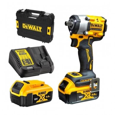 Smūginis veržliasūkis DeWalt DCF922P2T; 18 V; 2x5,0 Ah akum.