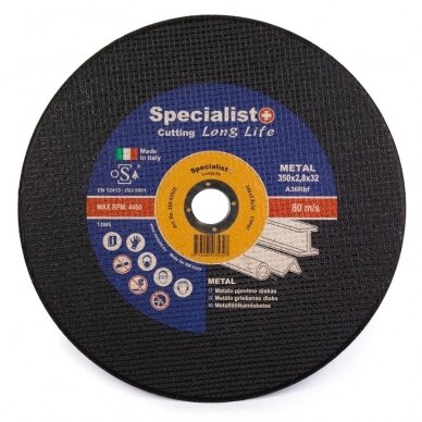 SPECIALIST+ metalo pj.diskas, 350x2.8x32 mm, 250-03532