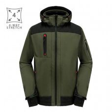 Striukė Softshell su gobtuvu Acropolis, žalia 2XL, Pesso