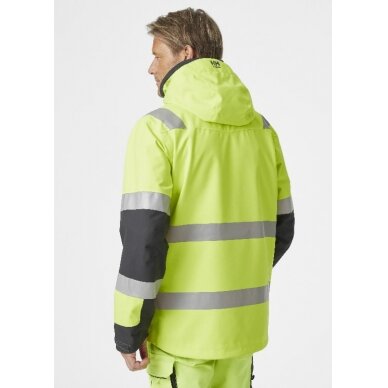 Striukė Alna 2.0 SHELL Hi-Vis CL3, geltona/juoda L, Helly Hansen WorkWear 6