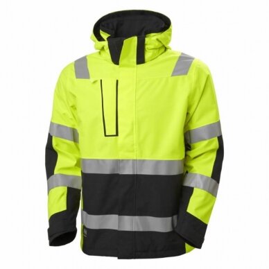 Striukė Alna 2.0 SHELL Hi-Vis CL3, geltona/juoda L, Helly Hansen WorkWear