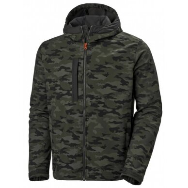 Striukė Kensington Softshell, su gobtuvu, Camo 2XL, Helly Hansen WorkWear