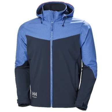 Striukė Oxford Softshell su gobtuvu, mėlyna L, Helly Hansen Workwear