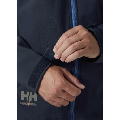 Striukė Oxford Softshell su gobtuvu, mėlyna XL, Helly Hansen WorkWear 4