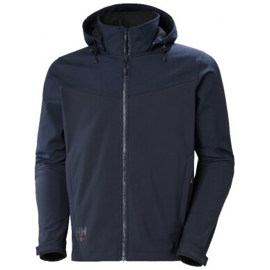 Striukė Oxford Softshell su gobtuvu, tamsiai mėlyna M, Helly Hansen WorkWear