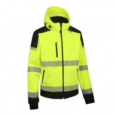 Striukė softshell Palermo geltona/juoda S, Pesso