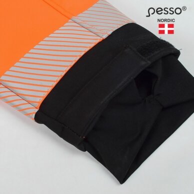 Striukė softshell Palermo oranžinė/juoda L, Pesso 3