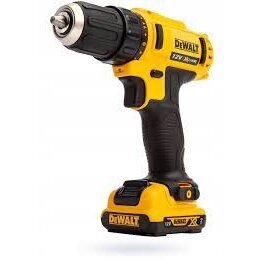 Suktuvas-gręžtuvas DeWalt DCD710D2; 10,8 V; 2x2,0 Ah akum. 2