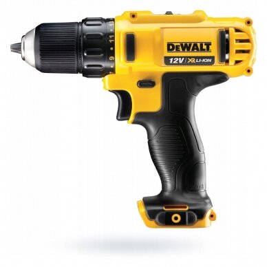 Suktuvas-gręžtuvas DeWalt DCD710D2; 10,8 V; 2x2,0 Ah akum. 1