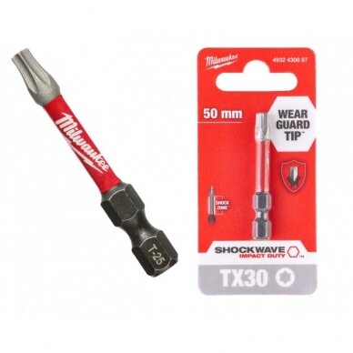 TORX antgalis T30x50mm 1 vnt. MILWAUKEE 4932430887