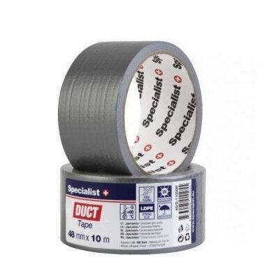 UNIVERSALI LIPNI JUOSTA 48 MM X 10 M, PILKA SPECIALIST+, 40/2-11050P